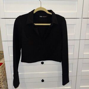 ZARA CROPPED TOP SIZE S